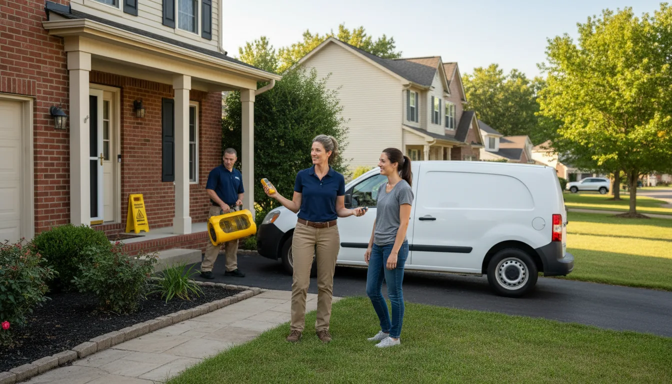 Residential water damage restoration in Ruby, AK